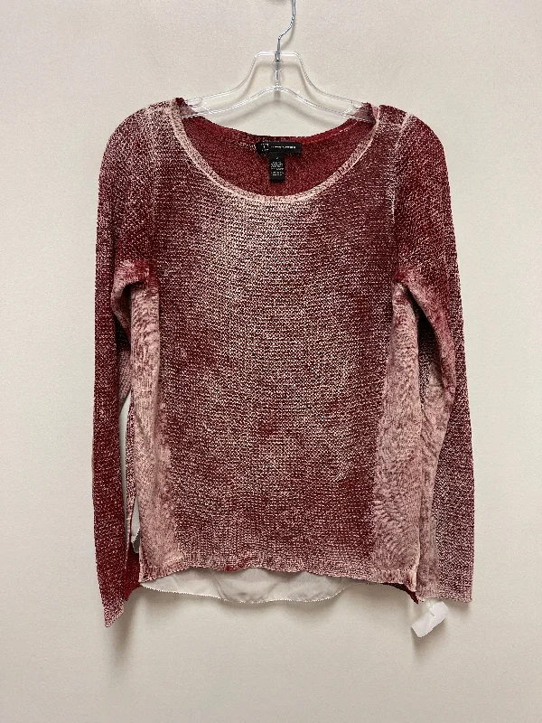 Top Long Sleeve By Inc In Red, Size: M Sleek Men's Contemporary 
