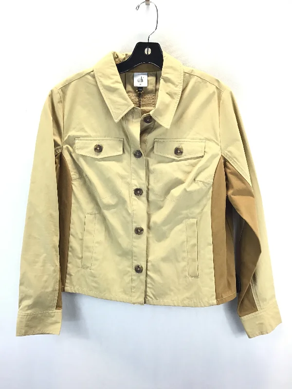 Jacket By Cabi In Tan, Size: M Athletic Men's Compression