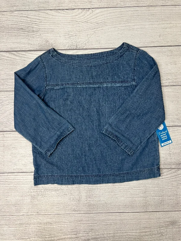 Top Long Sleeve By Madewell In Denim, Size: S Artistic Men's Avant