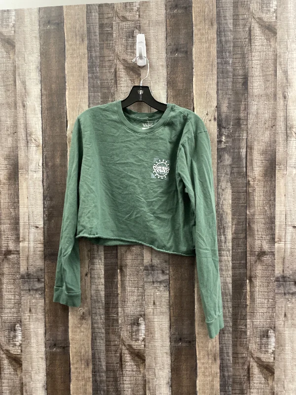 Top Long Sleeve By Vans In Green, Size: L Luxurious Men's High