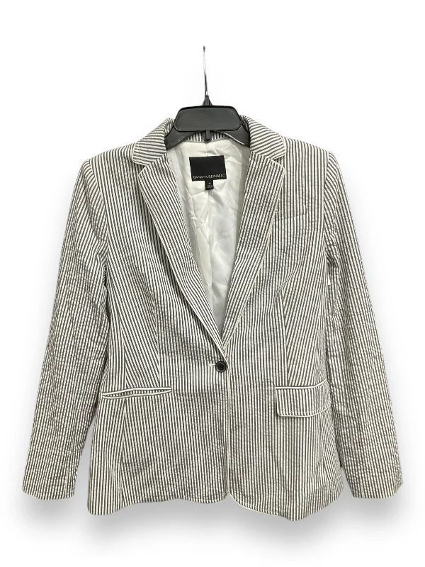 Blazer By Banana Republic In Striped Pattern, Size: S Lumberjack