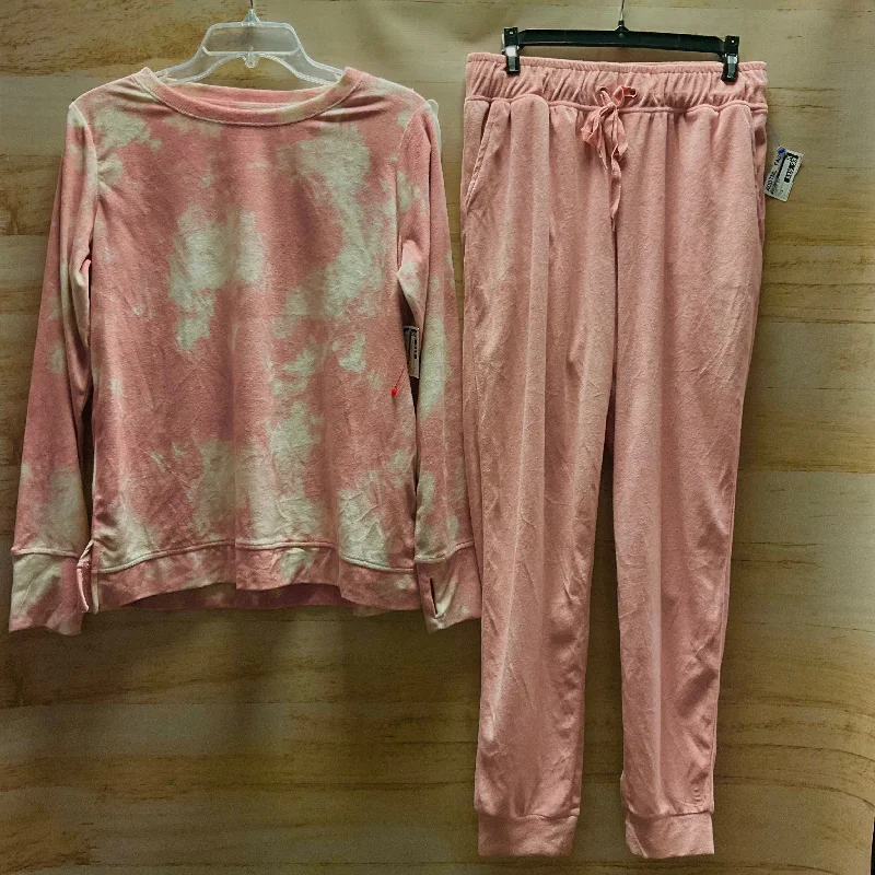 Pajamas 2pc By Cuddl Duds In Pink, Size: S Youthful Men's Anime