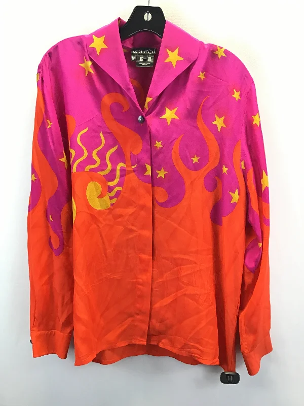 Top Long Sleeve By Clothes Mentor In Orange & Pink, Size: S Tough Men's Military