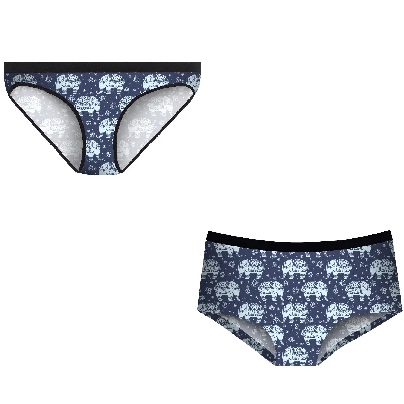 Matching Pairs Cheeky/Bikini - Peanut Laid