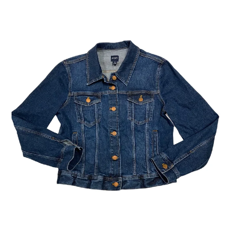 Blazer By J. Crew In Blue Denim, Size: M Adventure