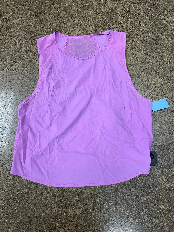 Athletic Tank Top By Lululemon In Pink, Size: 6 Classic Men's Pin