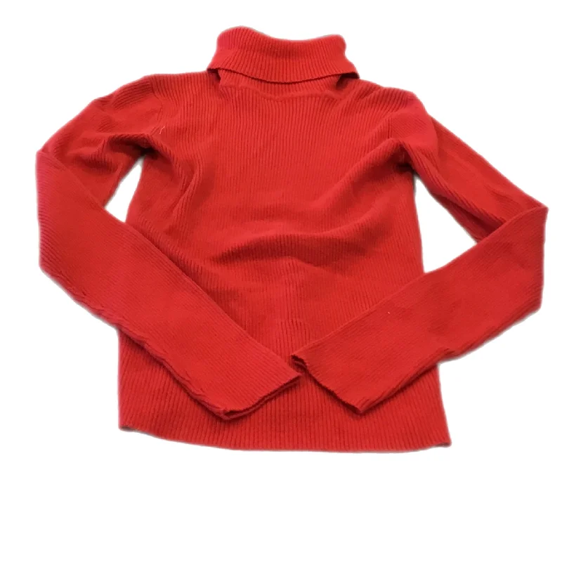 Top Long Sleeve By Isaac Mizrahi In Red, Size: S Lumberjack