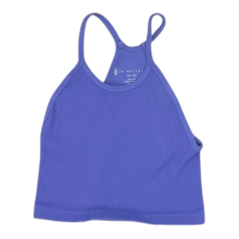 Athletic Tank Top By Free People In Blue, Size:Xs Gym