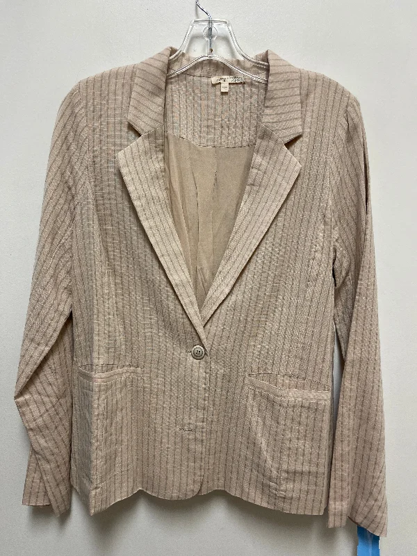 Blazer By Mystree In Cream, Size: S Refined Men's Velvet