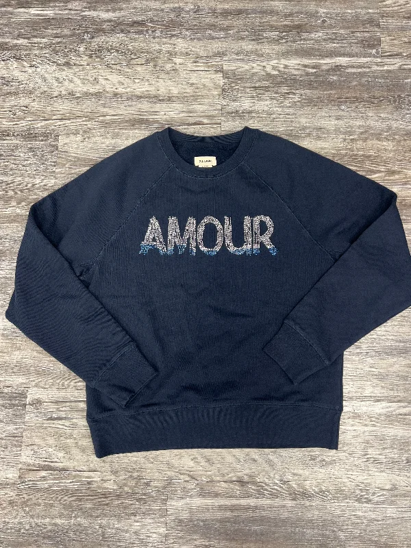 Sweatshirt Designer By Zadig And Voltaire In Navy, Size: S Streetwear Style