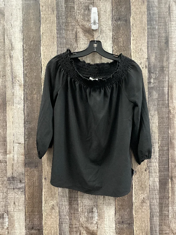Top Long Sleeve By Eva Mendes In Black, Size: M Sporty Men's Tennis