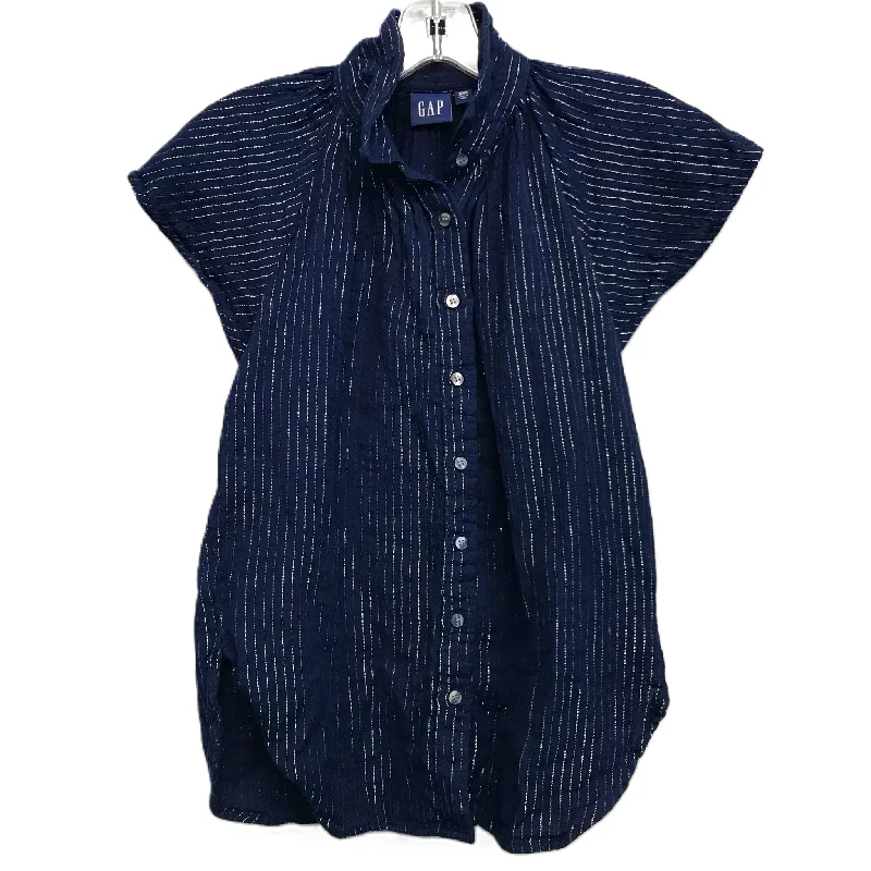 Top Short Sleeve By Gap In Navy, Size: Xs Modern Men's 