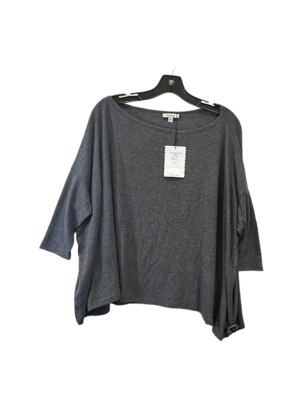 Top Long Sleeve By Stella And Dot In Grey, Size: M Tough Men's Military