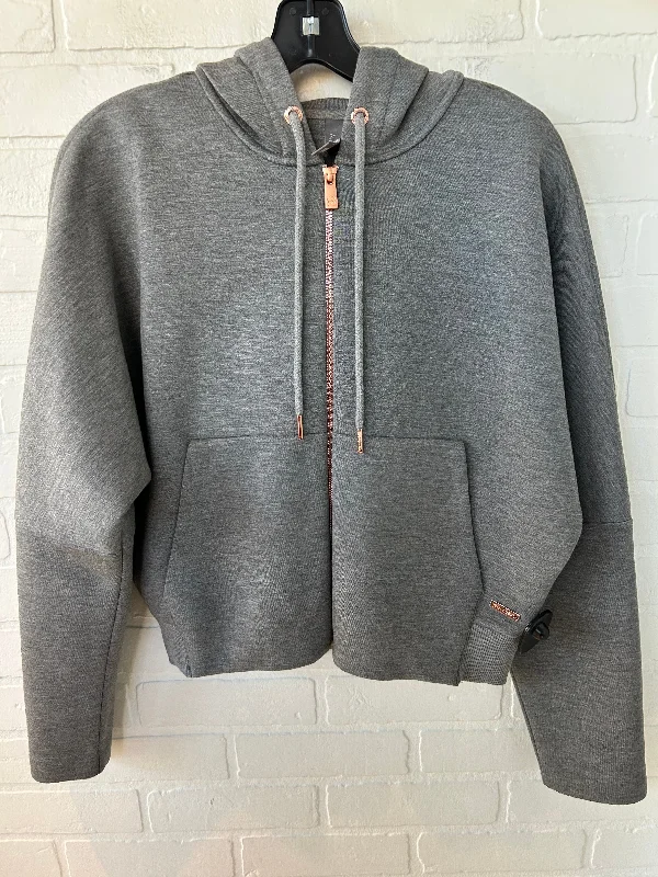 Athletic Sweatshirt Hoodie By Sweaty Betty In Grey, Size: S Stylish Men's Neon