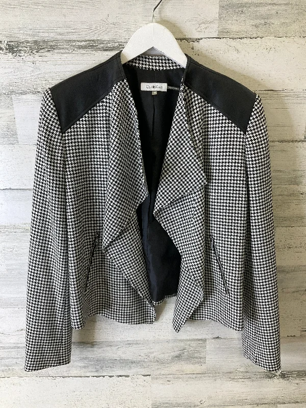 Blazer By Calvin Klein In Black & White, Size: M Stylish Men's Neon