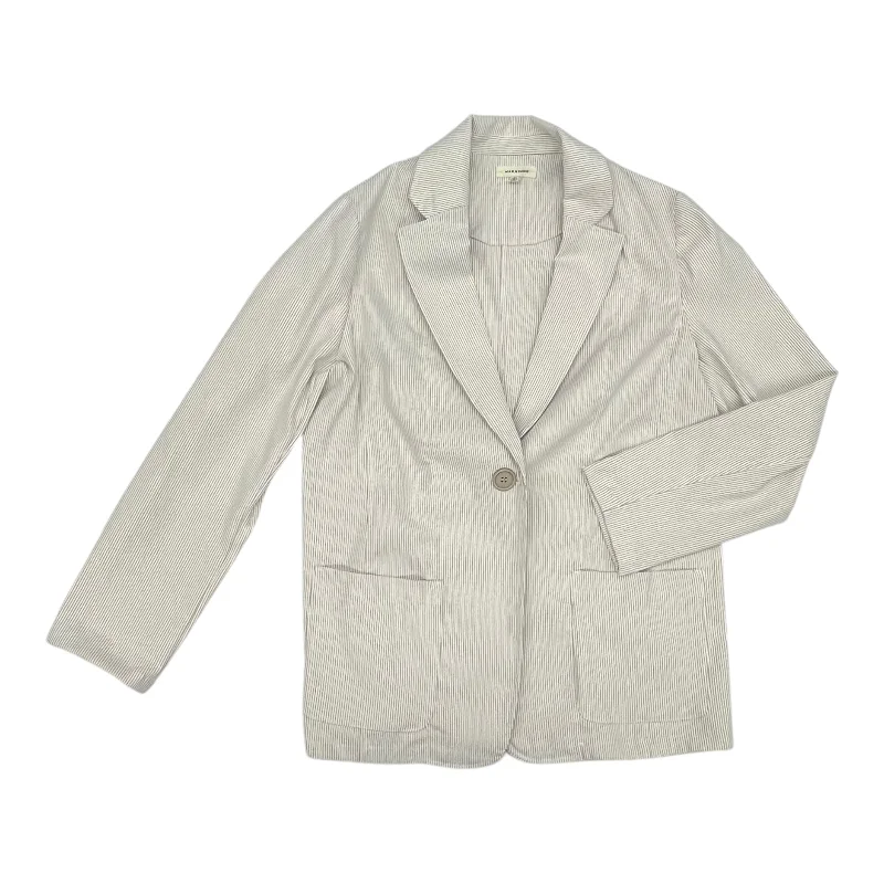 Blazer By Max Studio In Cream, Size:L Unique Men's Upcycled