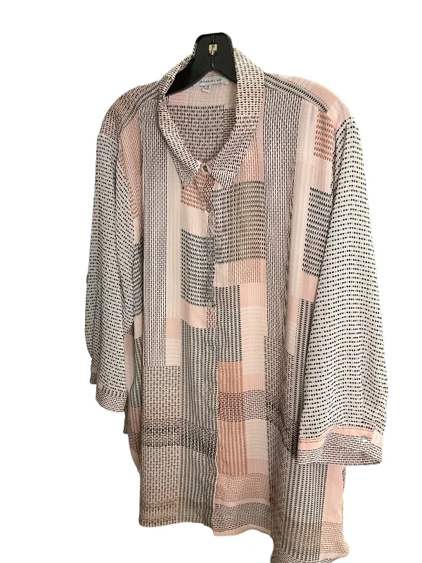 Top Long Sleeve By Rose And Olive In Pink, Size: 24 Refined Men's European
