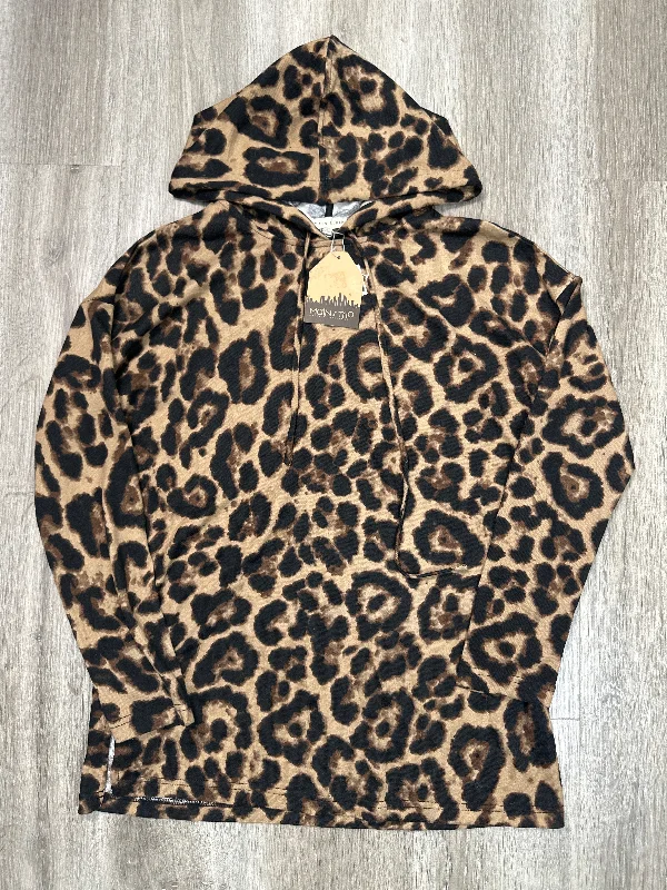 Sweatshirt Hoodie By Main Strip In Animal Print, Size: S Youthful Men's Pop