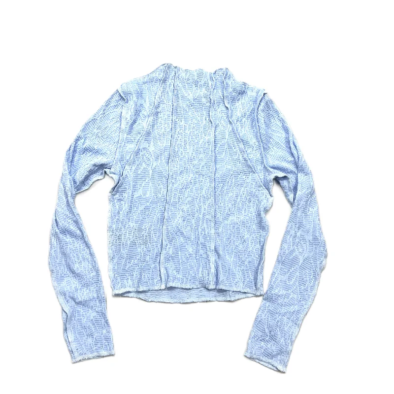 Top Long Sleeve By Kimichi Blue In Blue, Size: S Earthy Men's Hemp