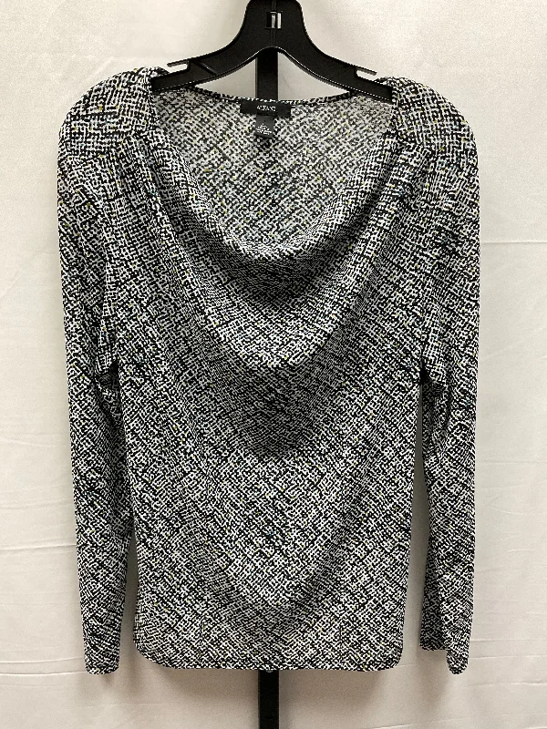 Top Long Sleeve By Alfani In Multi-colored, Size: L Modern Men's Geometric