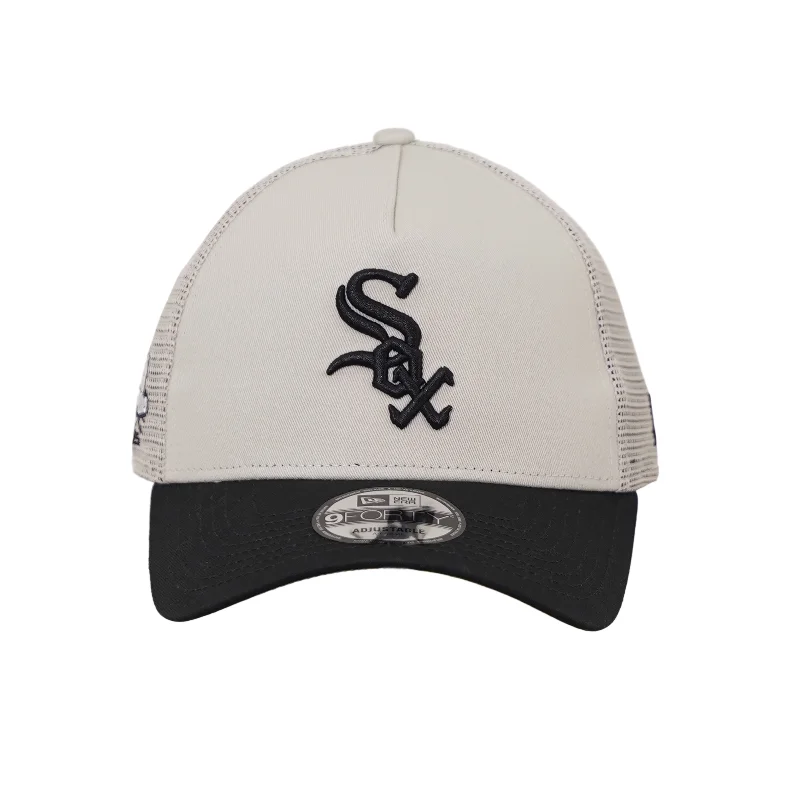 New Era White Sox 9FORTY Trucker Cap Rugged Men's Outdoor 