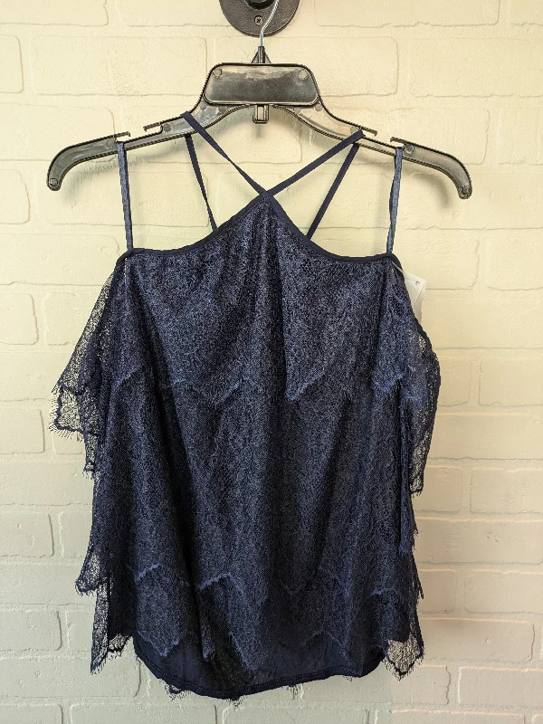 Top Long Sleeve By White House Black Market In Blue, Size: S Polished Men's Satin