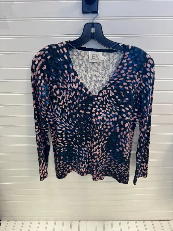 Top Long Sleeve By Edinburgh Knitwear In Multi-colored, Size: S Lumberjack
