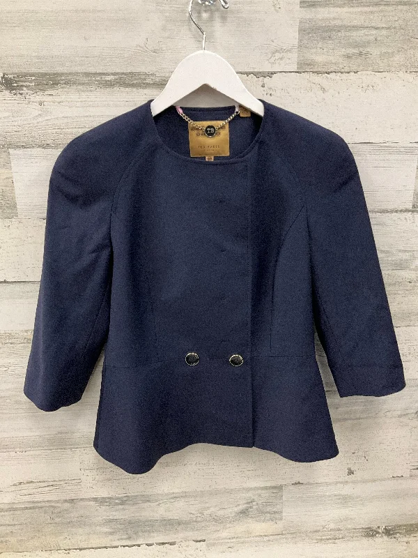 Blazer By Ted Baker In Navy, Size: S Tailored