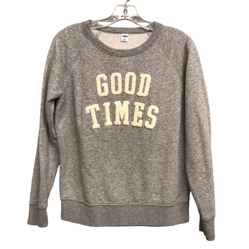 GREY TOP LS by OLD NAVY Size:XS Trendy Men's Bucket
