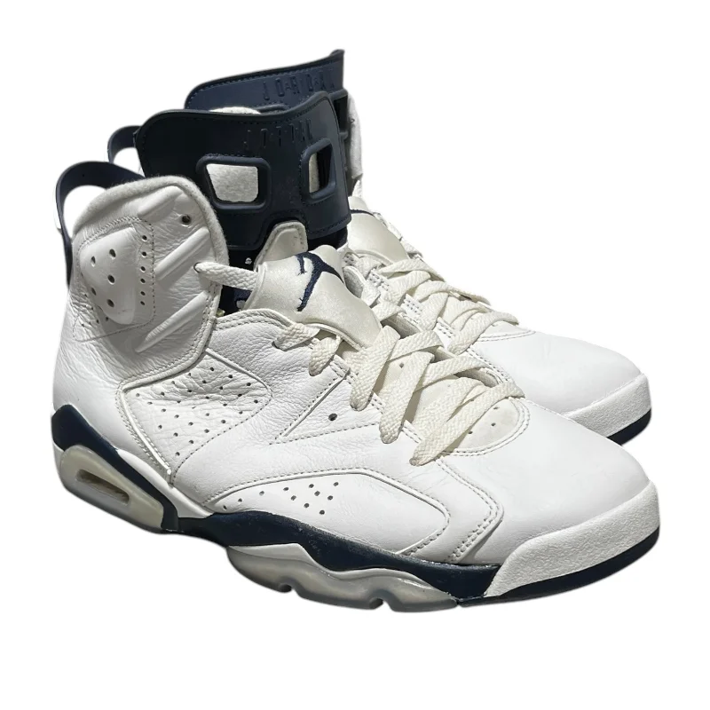 NIKE/AIR JORDAN 6 RETRO/Hi-Sneakers/US 11/Leather/WHT/CT8529-141 Hip Men's Retro