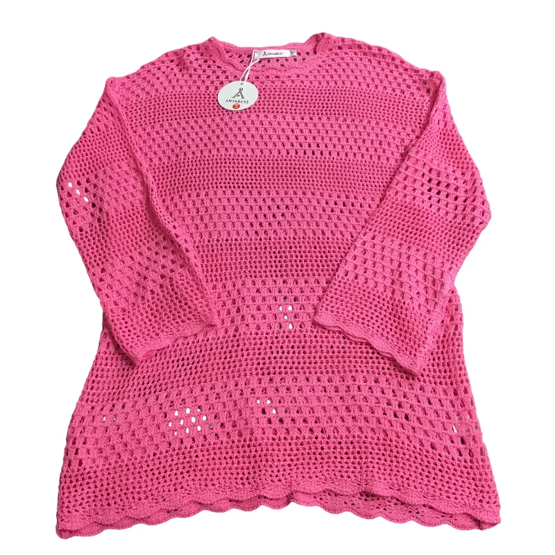 Top Long Sleeve By Cmc In Pink, Size: S Gym