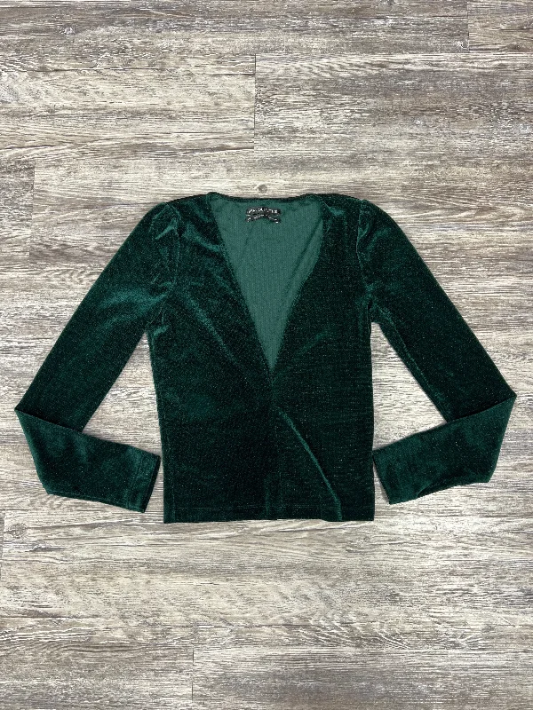 Top Long Sleeve By Urban Outfitters In Green, Size: S Elegant Men's Cashmere