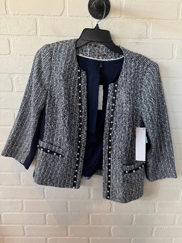 Blazer By White House Black Market In Blue, Size: M Cool Men's Distressed