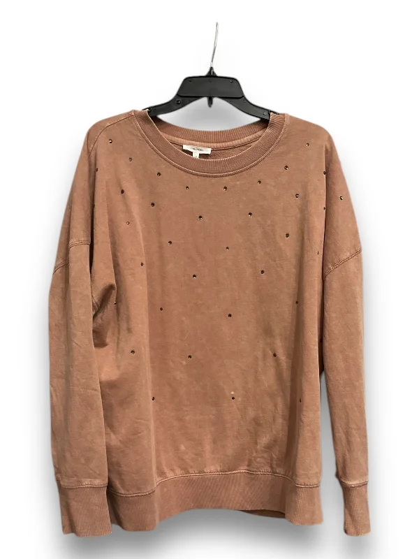 Sweatshirt Crewneck By Maurices In Brown, Size: Xxl Casual Men's Japanese 