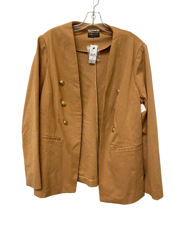 Blazer By Lane Bryant In Brown, Size: 18 Artistic Men's Hand