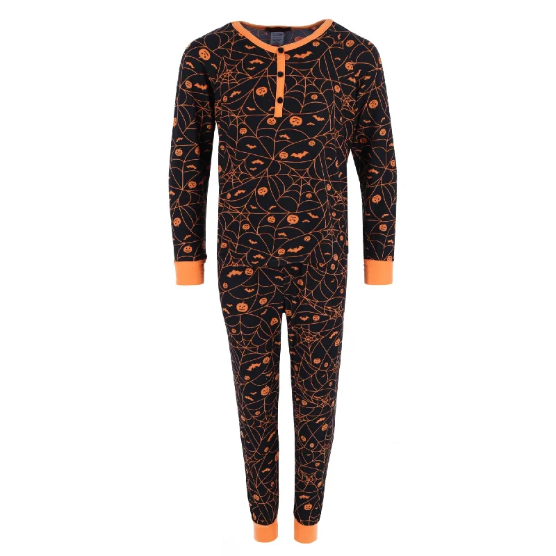 Girl's Spiderweb Pajama Set Dapper Men's Bow