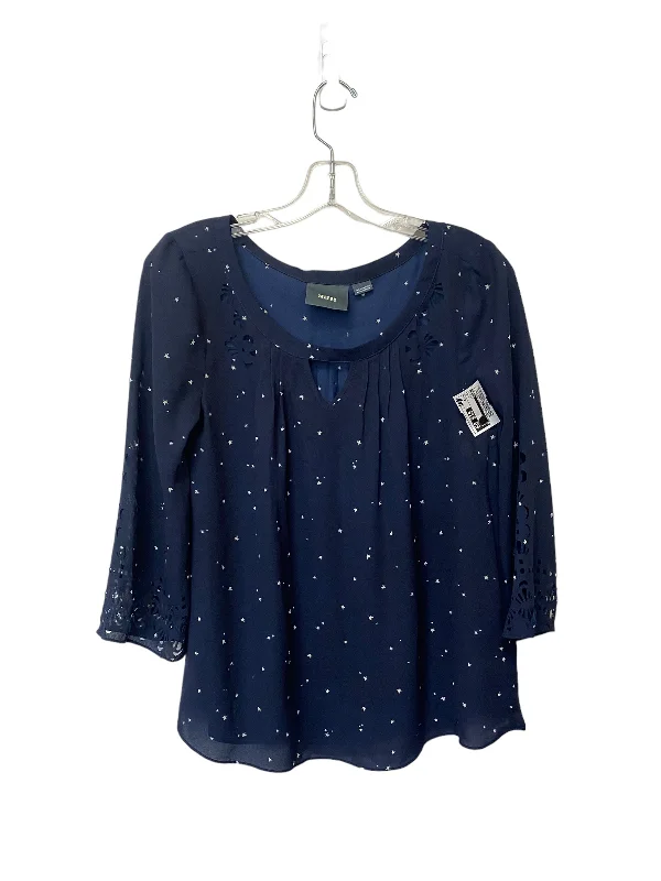 Top Long Sleeve By Maeve In Blue, Size: 2 Refined Men's Hand