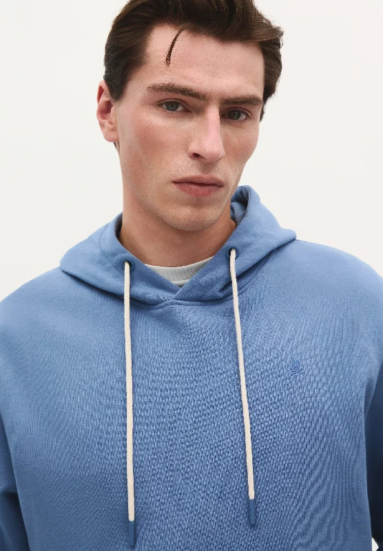 HOODIE WITH MATCHING SKULL Polished Men's Satin