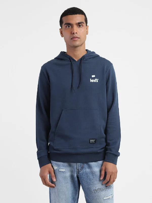 Men's Solid Hooded Sweatshirt Refined Men's Classic 