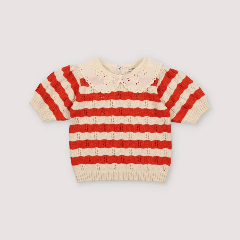 The New Society Marina Jumper Chili Sophisticated Men's French