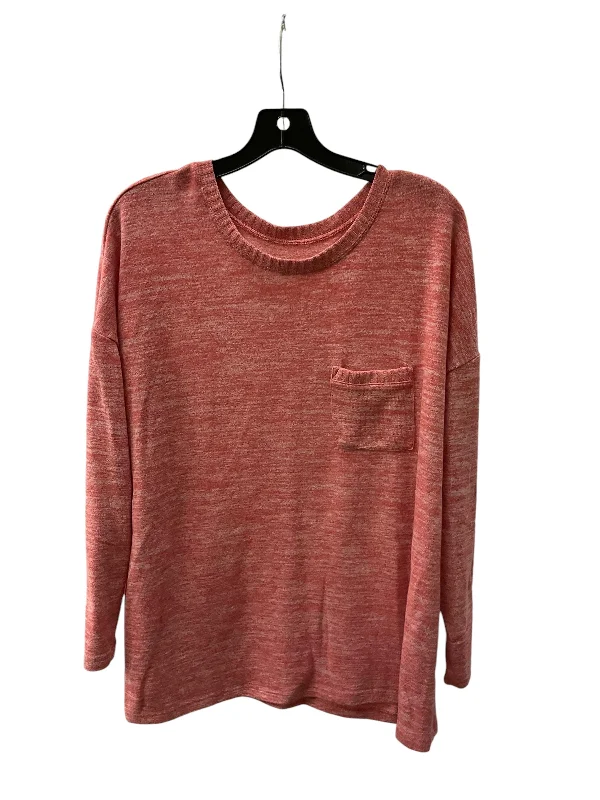 Top Long Sleeve By Torrid In Red, Size: 14 Masculine Men's 