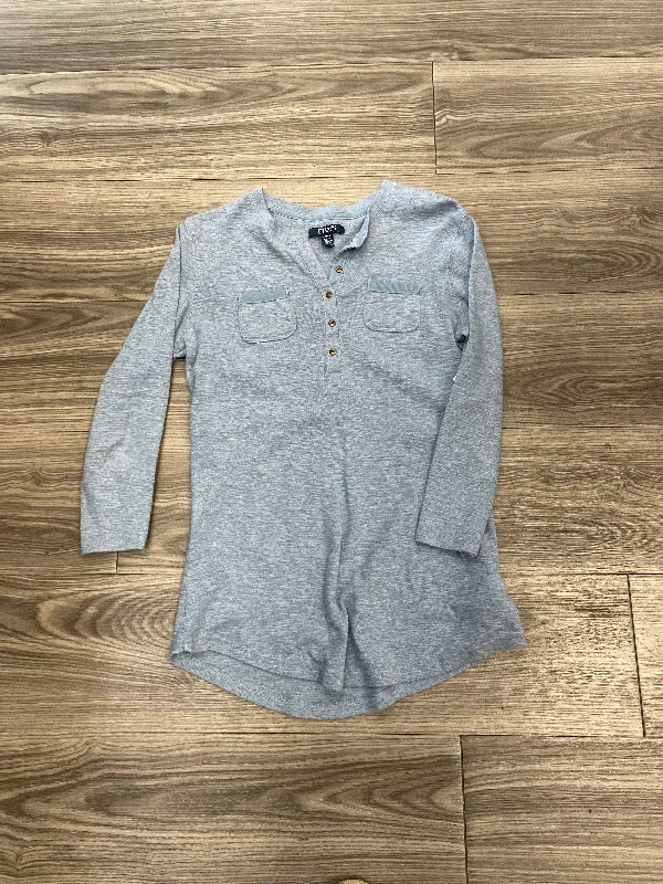 Top Long Sleeve By Chaps In Blue, Size: Xs Sporty Men's Athleisure 