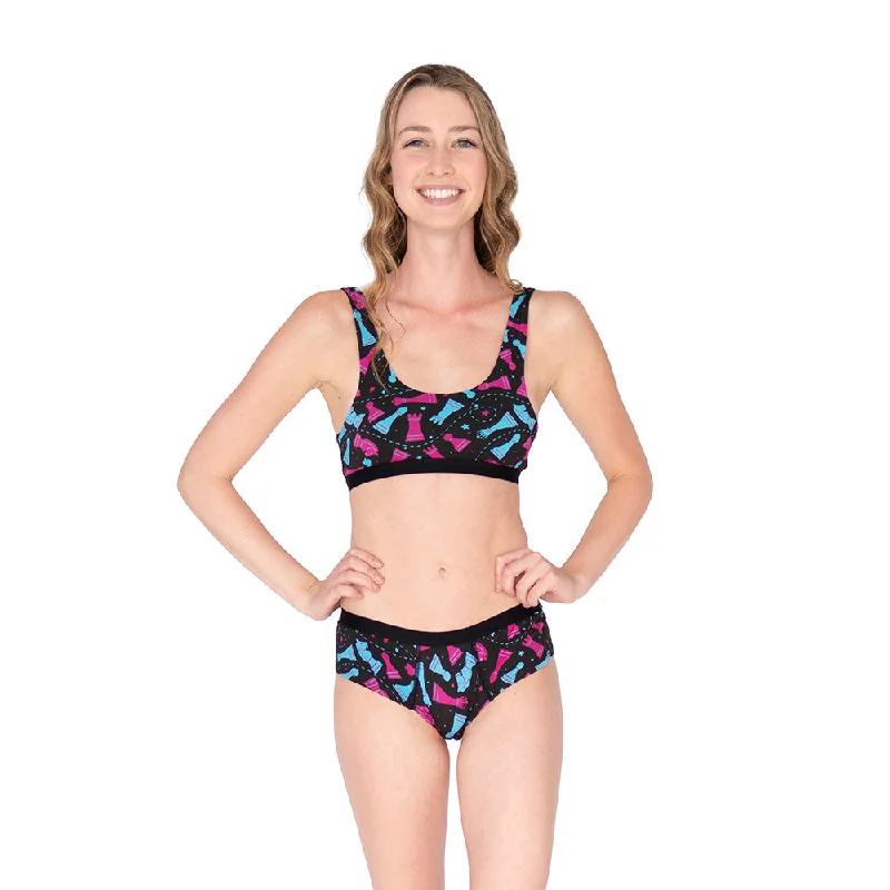 Checkmate - Undie + Bralette Set Stylish Men's Tropical 