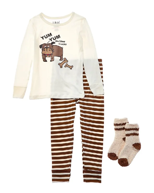 Only Boys 2pc Snuggle Up Snug Fit Pajama Set Sporty Men's Tennis