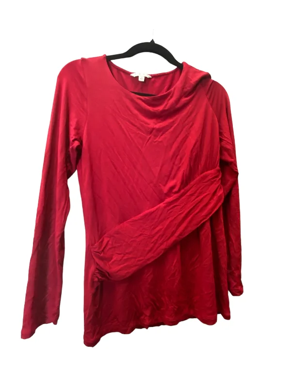 Top Long Sleeve By Cabi In Red, Size: M Vintage Men's 1970S Disco