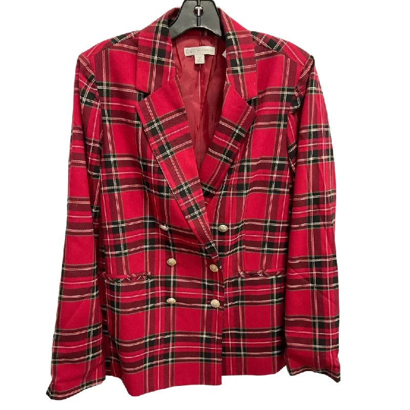 Blazer By Cato In Plaid Pattern, Size: M Bold Men's Statement