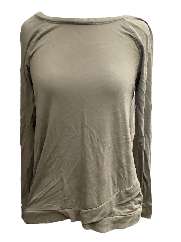 Top Long Sleeve By Threads 4 Thought In Green, Size: M Traditional Men's Wool