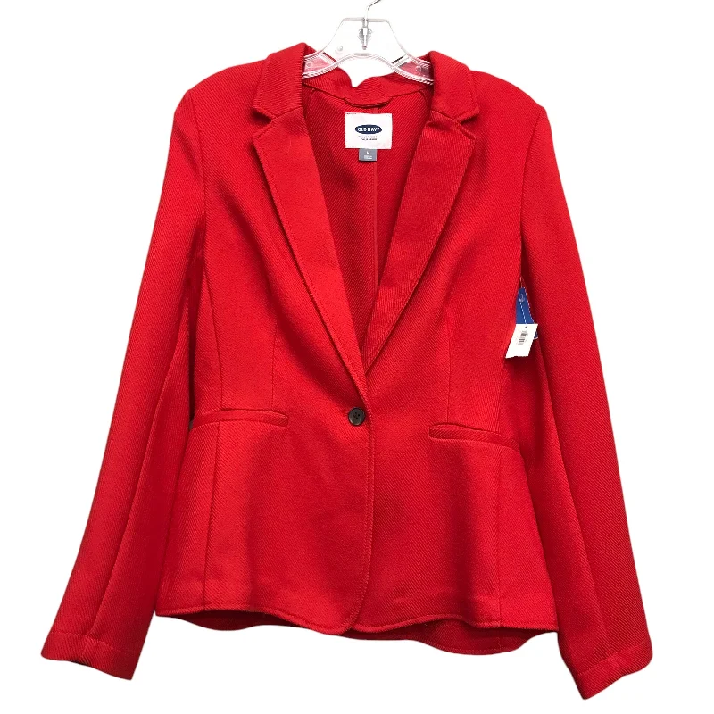 Blazer By Old Navy In Red, Size:M Polished Men's Silk