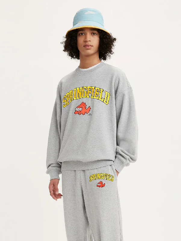 Men's Printed Crew Neck Sweatshirt Bohemian Men's Free