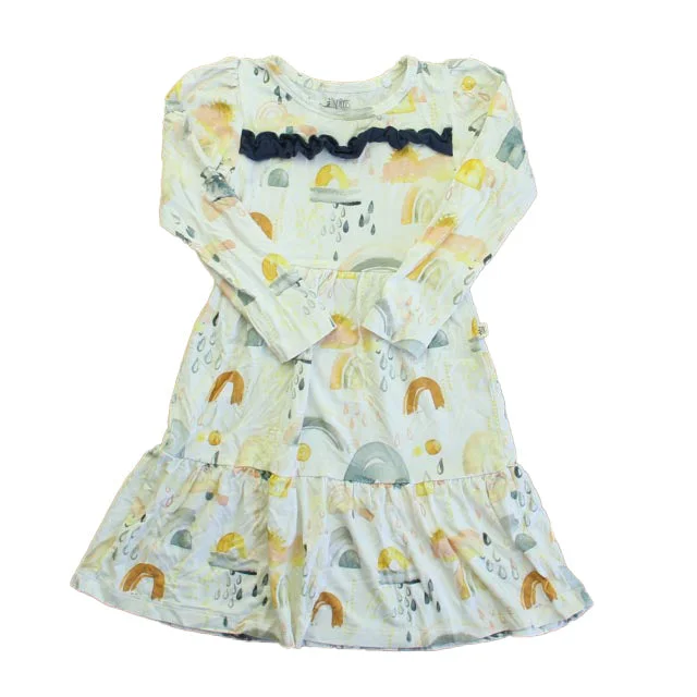 Tiny Roots Girls Ivory | Green Nightgown Edgy Men's Punk